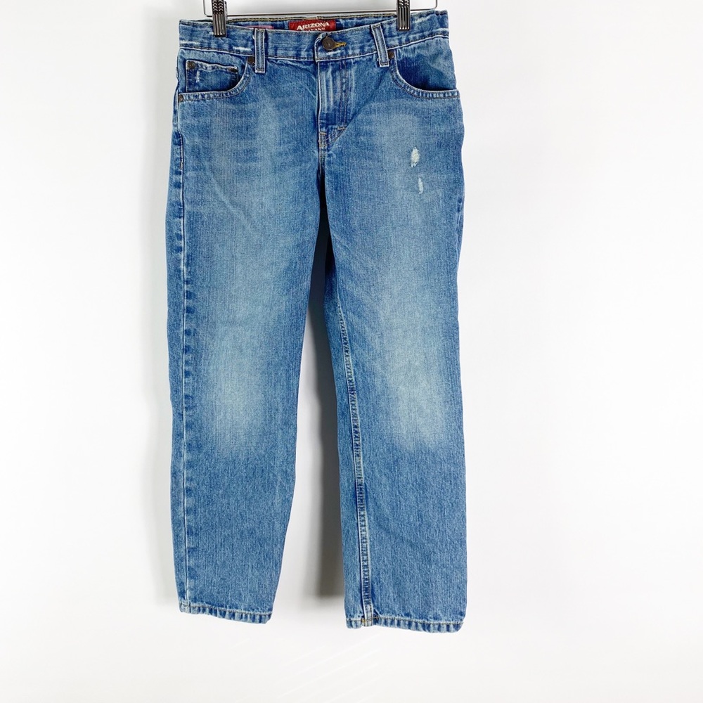 Arizona Jean Co Straight Fit Jeans Boys Size 10 Husky